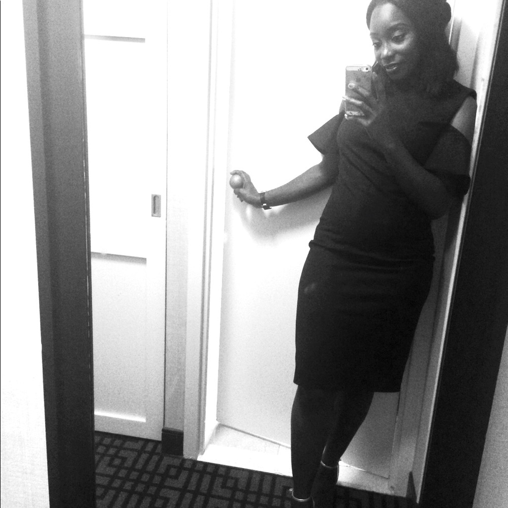 Zara Basic Black Dress - image 1